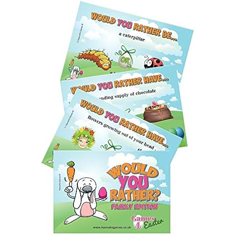 Easter Would You Rather Game by Hannah's Games Cover