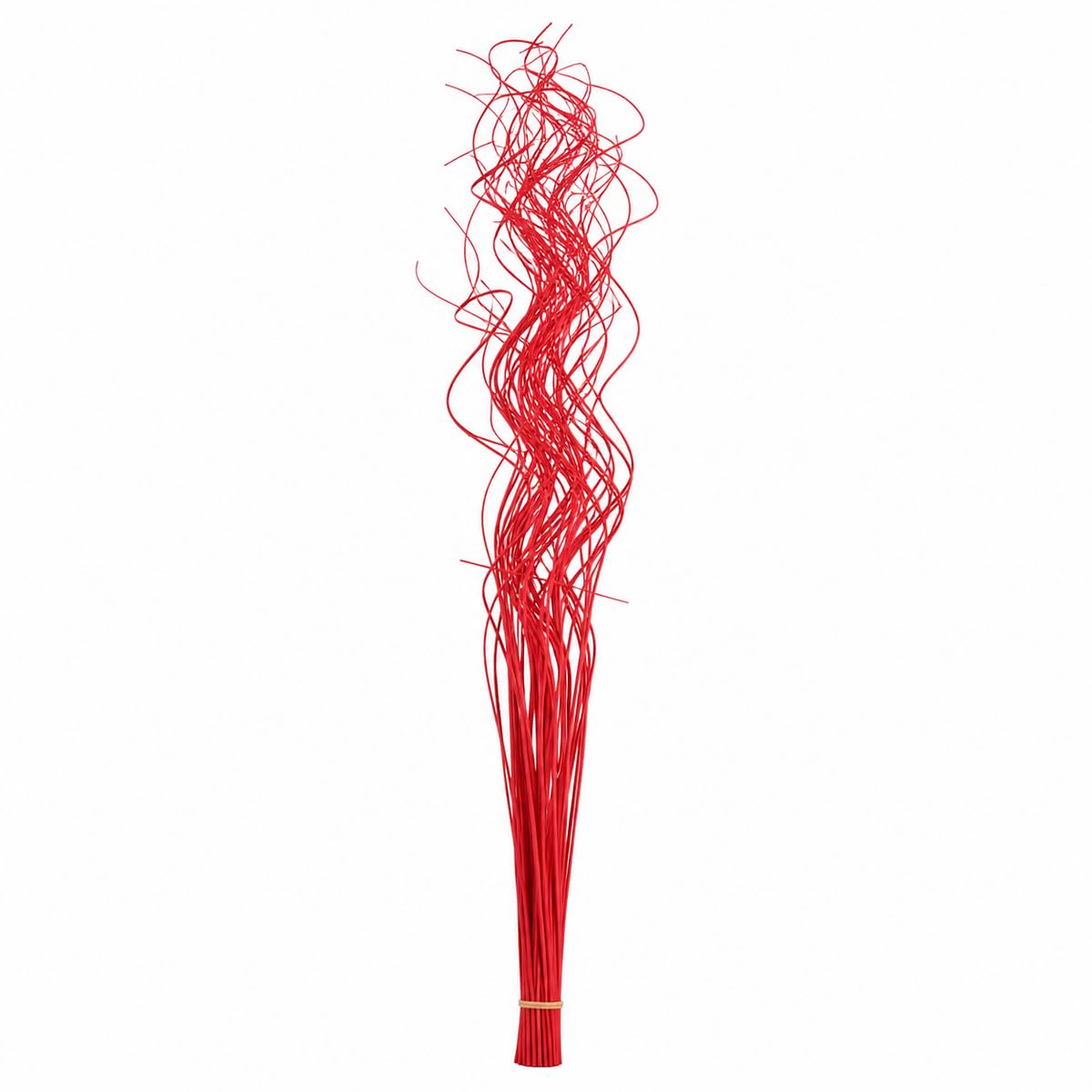 Floralcraft 50-Stems Curly Ting Ting Bunch for Floral Arrangements, 70cm (Red)