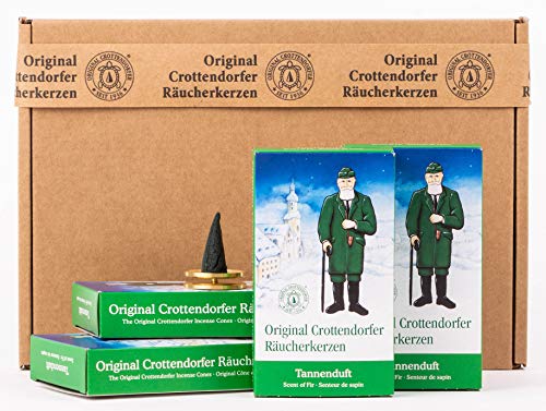 Crottendorfer Räucherkerzen - Tannenduft 4er Pack - in...