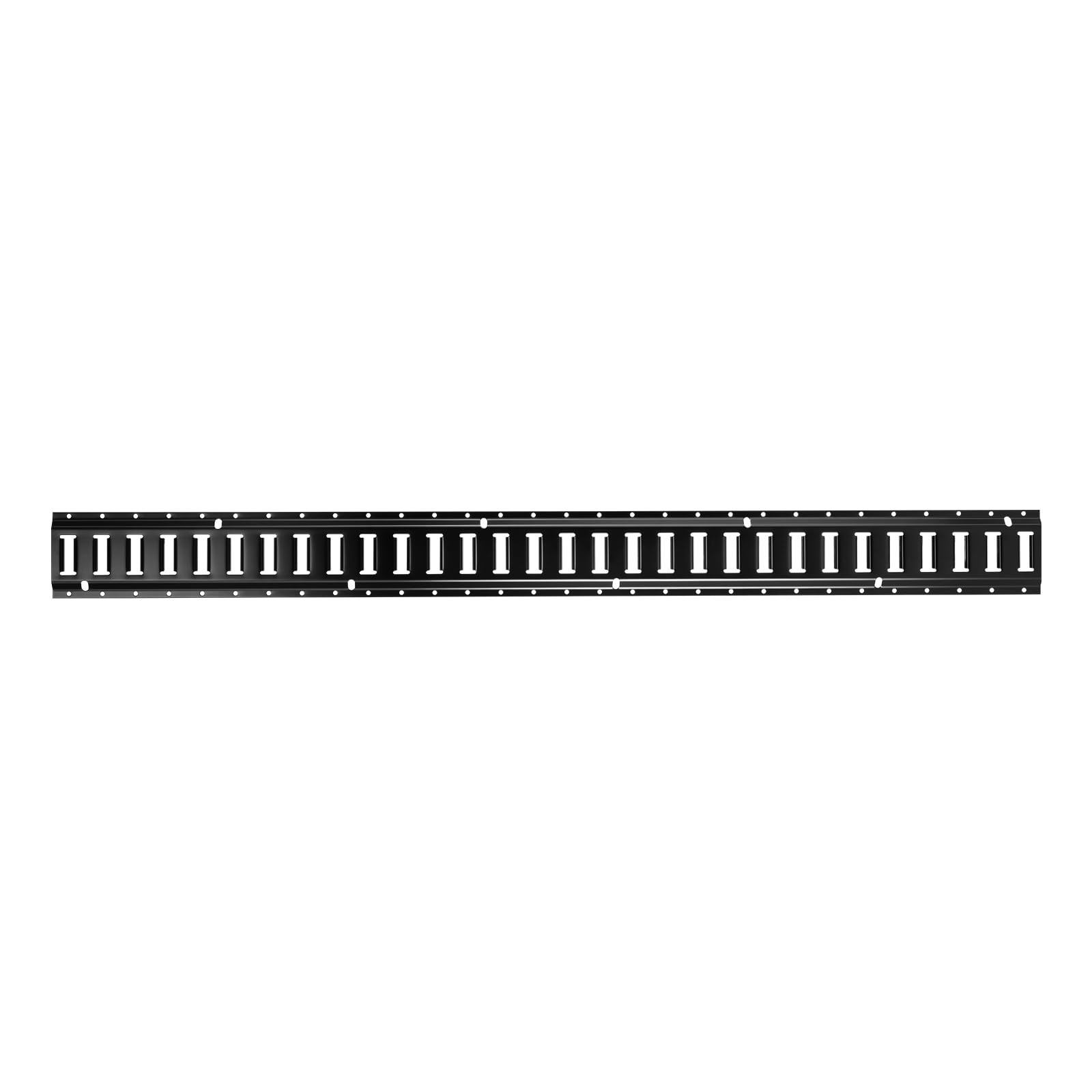VEVOR Kit Rails Arrimage E-Track, 6 Rails E Track de 1,5 m, 26 Accessoires Comprenant 2 Sangles à Cliquet, 6 Joints Toriques, 6 Attaches avec Anneau en D, 12 Embouts, pour Fourgons Remorques Garages