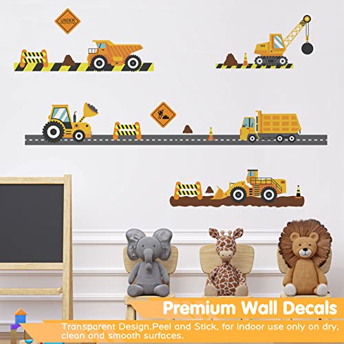 Vinilos Decorativos Vehículos de Construcción para Pared miniatura 2