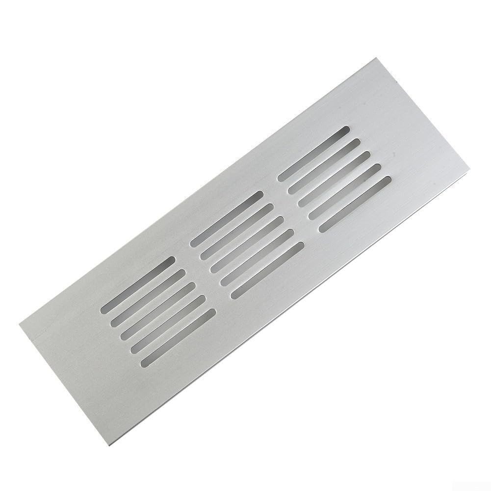 TsunNee Lüftungsgitter-Abdeckungen 150x50 Mm – 6 Stück, Aluminium, Für Schrank & Küche
