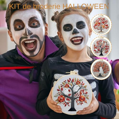 Kit de broderie Halloween complet pour création de costumes et décoration - 2