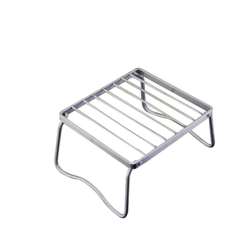 Griglia per barbecue per feste in famiglia Griglia per barbecue pieghevole portatile in acciaio inossidabile per esterni Griglia da giardino Utensili da cucina leggeri