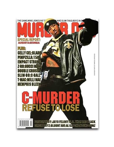Jusmade Murder Dog/C-Murder Rap Hip Hop Poster (Borderless) 17 Inch X 13 Inch thumb #1