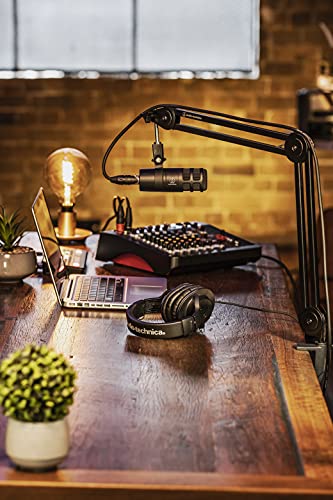 Audio-Technica AT2040 Dynamisches Podcast-Mikrofon mit Hypernierencharakteristik, schwarz – Bild 5