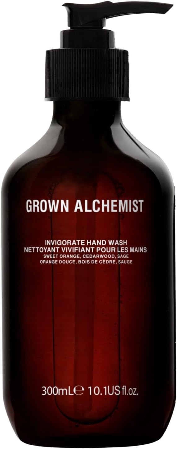 Invigorate Hand Wash – Liquid Hand Soap with Aloe, Sweet Orange, Cedarwood & Sage – Gentle, Moisturizing Kitchen & Bathroom Soap, Natural Plant Based Gel Cleanser, 300mL