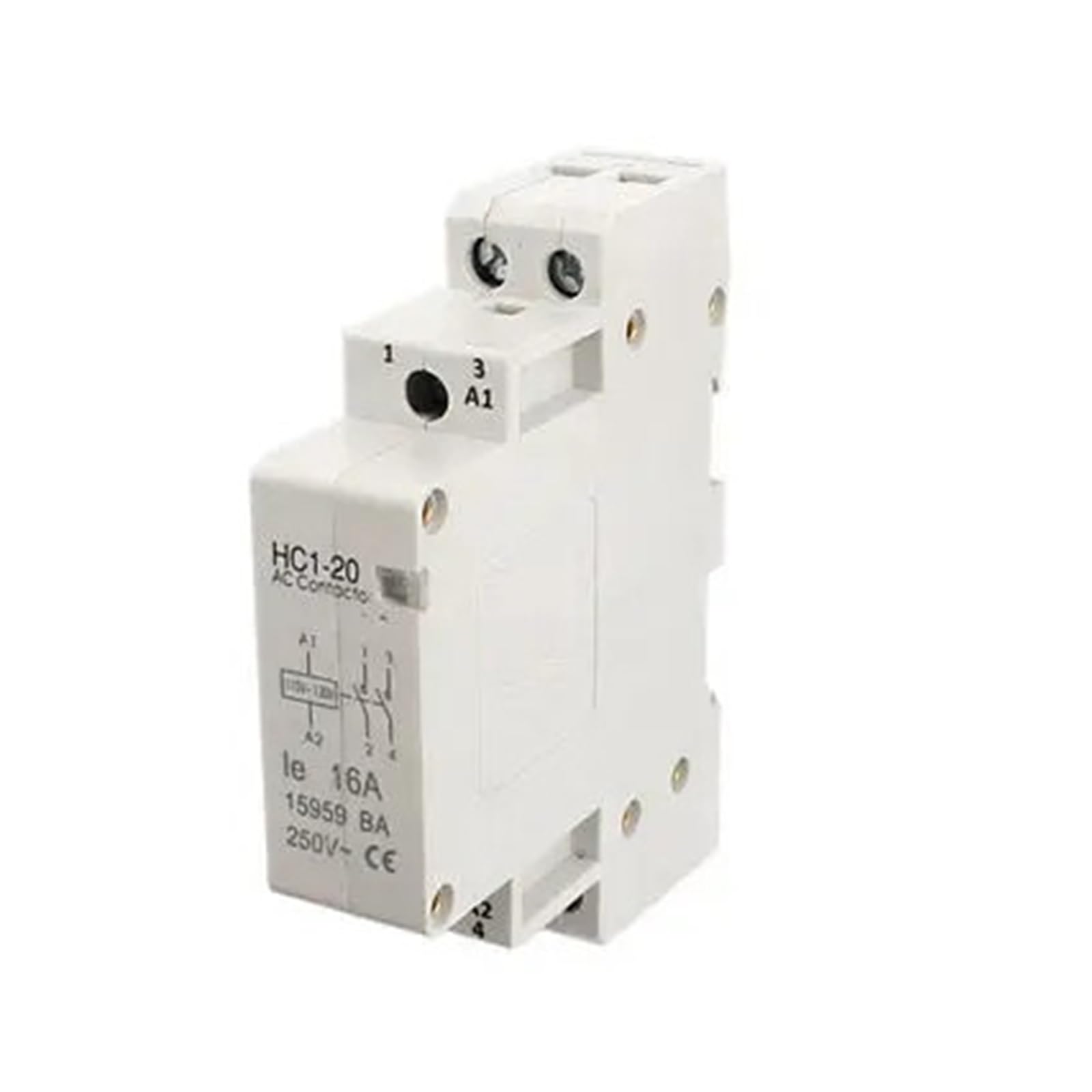 RCGKNNMUZ 110-120V Coil Voltage 16A Bipolar Power AC Contactor Block HC120