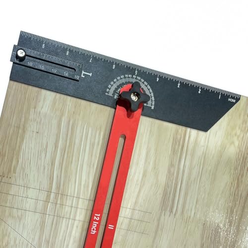 Niceminiwall Stair Measuring Ruler for Woodworking Projects, 8-60 Inch Adjustable Stair Tread Gauge with Extension Sets (A/B/C), Stainless Steel Stair Installation Tool for - Image 5