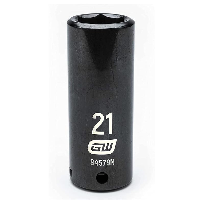 Soquete de Impacto Longo GEARWRENCH 21 mm com Encaixe de 12,7 mm (1/2 pol.), 6 Pontos – 84579N