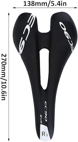 Miniatura 4 de Sillín, Asiento de Fibra de Carbono Hueco Diseño Transpirable para Bicicleta de Carretera y Piezas de Repuesto Sillín de Carbono Fibra de Carbono