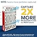 Filtrete 20x25x4 AC Furnace Air Filter, MPR 1000, MERV 11, Fits Honeywell & AprilAire Space-Gard, Allergen Defense, Electrostatic Air Cleaning Filter, 4-Pack (actual size 19.88 x 24.63 x 4.31)