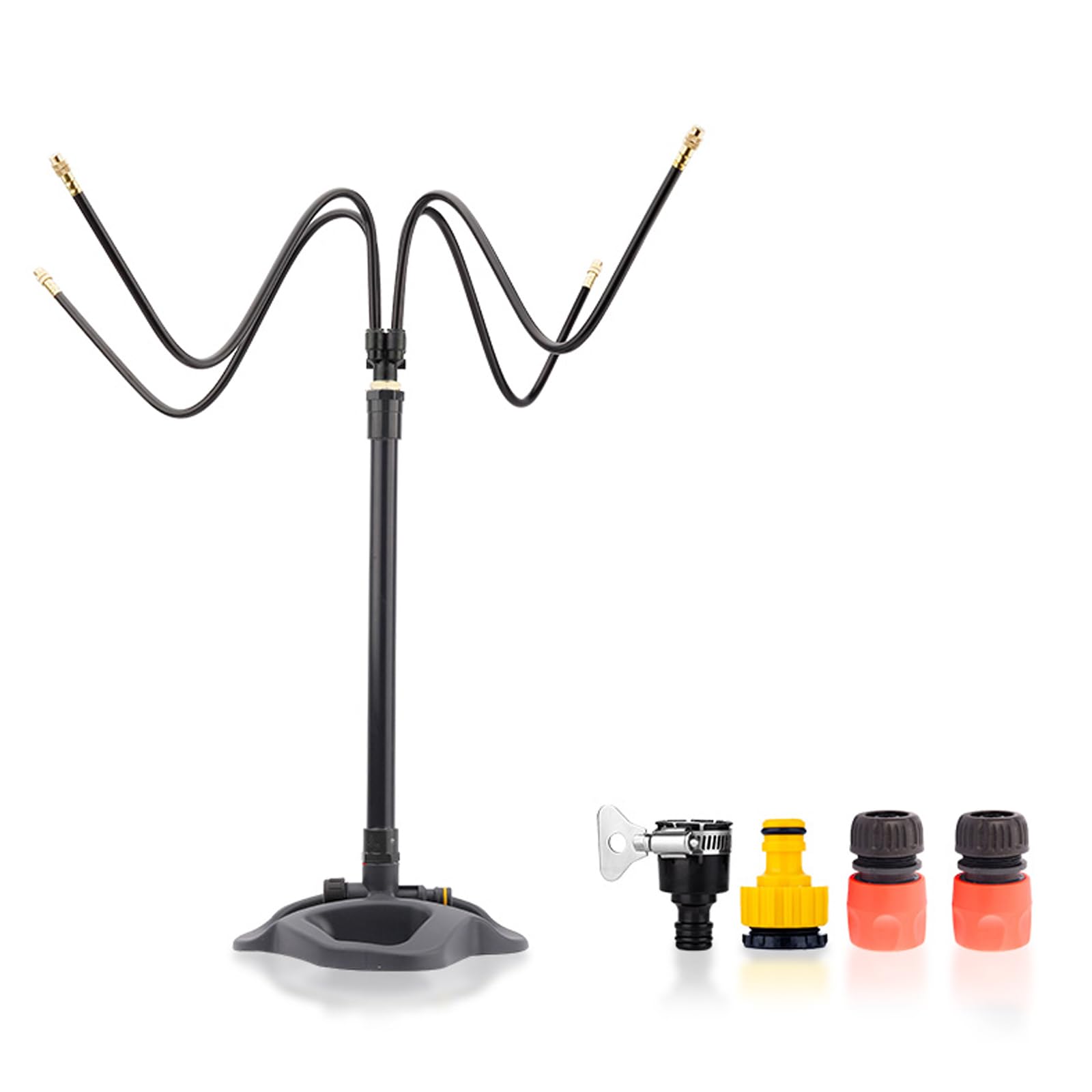 Arroseur d'eau de Jardin,Pulvérisation Directionnelle,Atomisation/Jet d'eau, Flexion Réglable à 360°,Adapté Aux Systèmes d'Irrigation pour Pelouses,Plantes, Fleurs et Légumes (1/2")