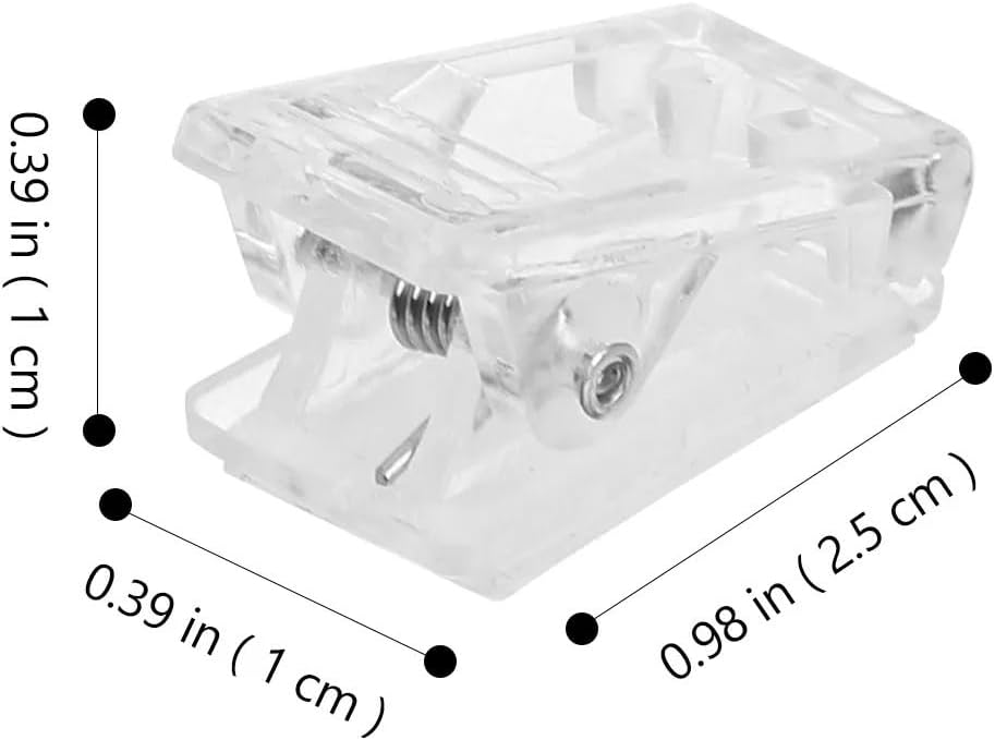 Adhesive Clips for Hanging 120Pcs Badge Holder Clip Transparent Adhesive Wall Clips for Id Cards Name Tags Photos Posters Craft DIY Organization