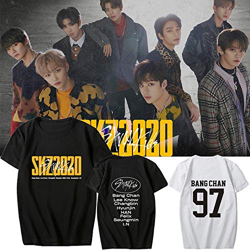 Xkpopfans Stray Kids Shirts Album SKZ2020 Support T-Shirt I.N