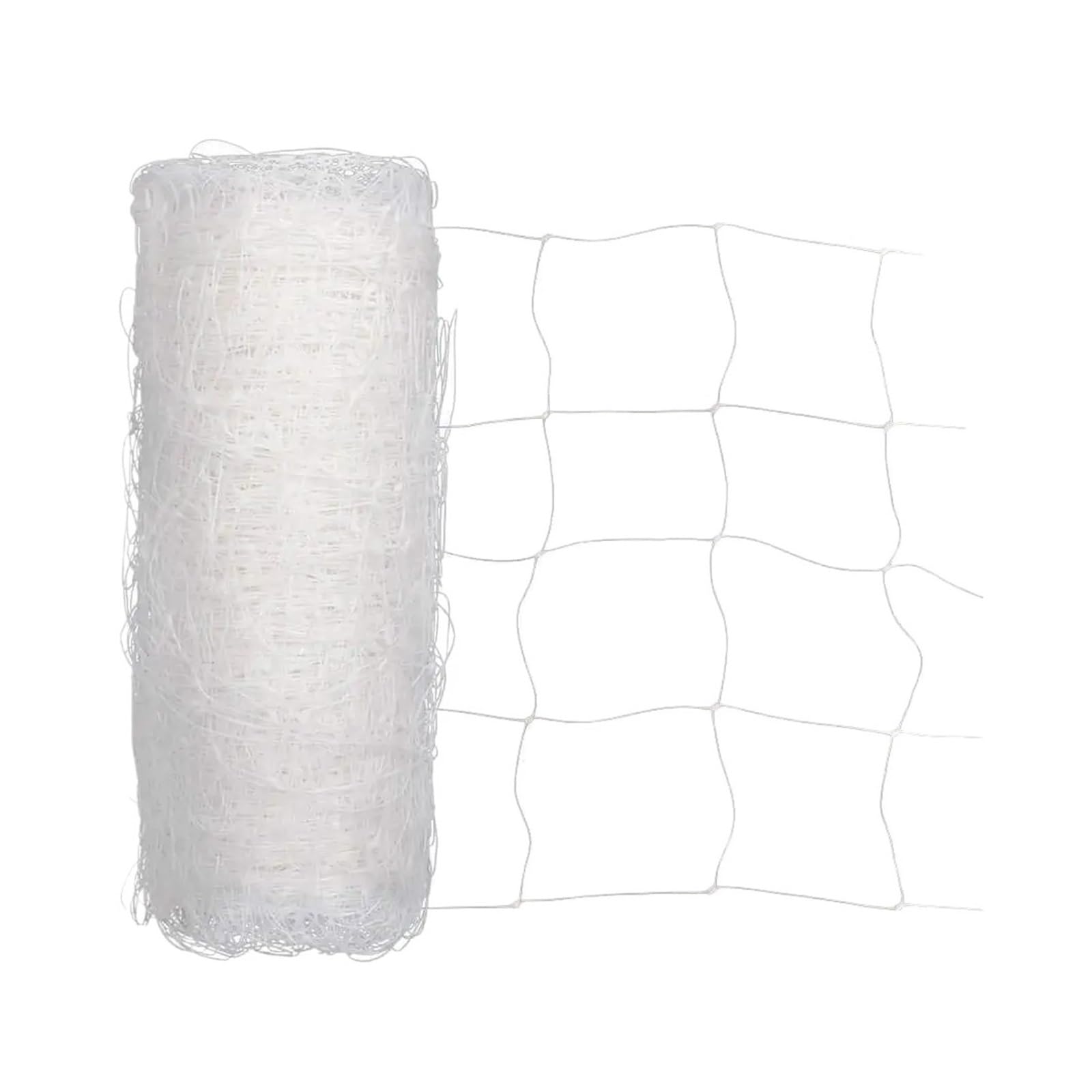 Red Antipajaros Red de Enrejado plástico Resistente for jardín, Ideal for Plantas trepadoras, Melones, Verduras y Uvas(White,2x20m)