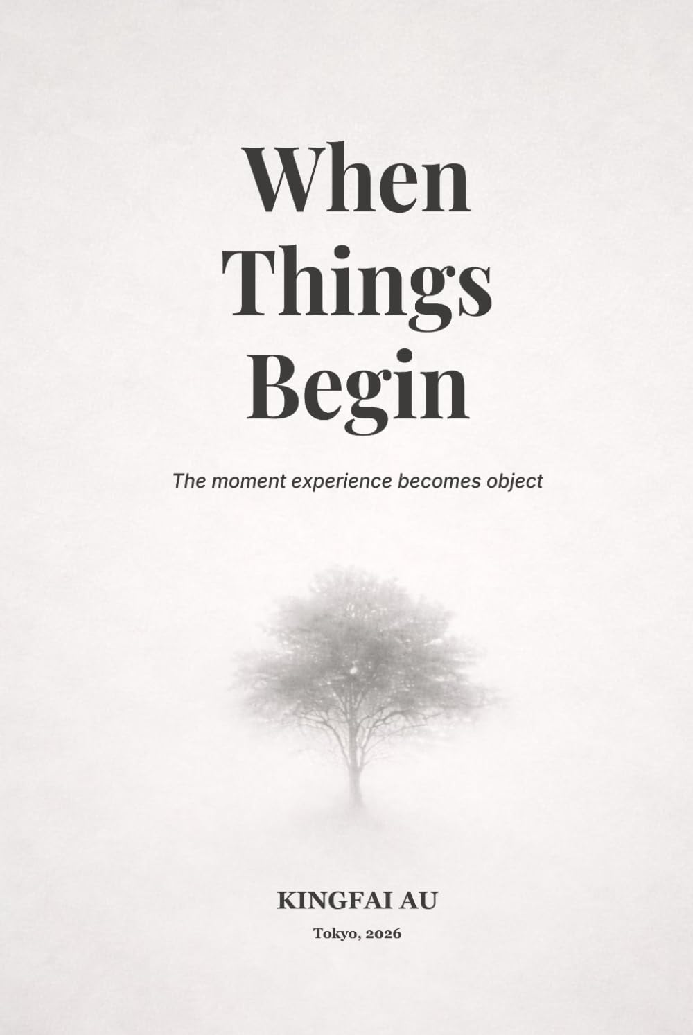 When Things Begin: The moment experience becomes object (Before Objects Exist)