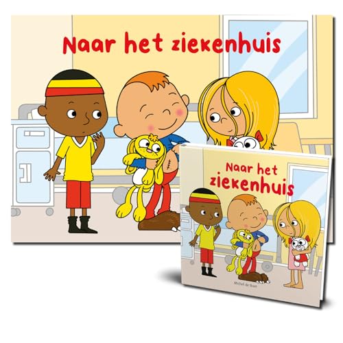 Naar het ziekenhuis kamishibai vertelplaten + boek: kamishibai vertelplaten + boek