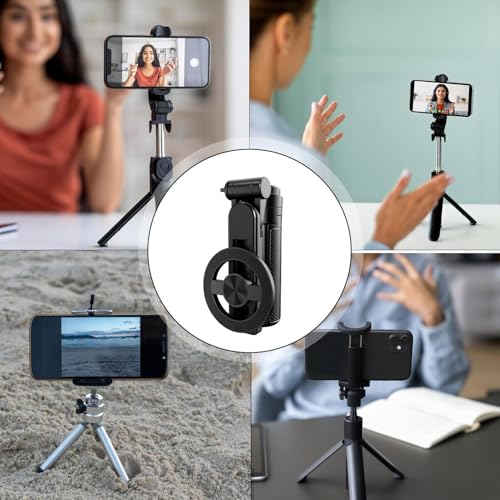 Soporte para móvil selfie magnético y plegable ideal para tus rutas y fotos al aire libre 4