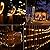 Brightown Solar Rope Lights, 39FT 100LED Outdoor Solar String Lights, IP65 Waterproof Solar Powered Fairy Lights with 8 Lighting Modes for Party Garden Yard Home Holiday Tree Decoration, Warm White