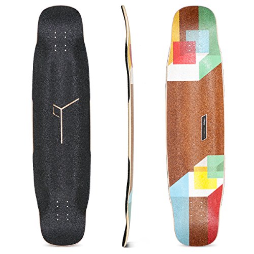 FUNCTIONAL DESIGN – Symmetrical shape and kicktails encourage switch riding and a multitude of tricks and slides. Multiple wheelbase options allow you to fine tune your setup based on riding style and truck geometry.