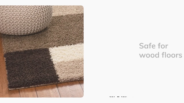 Tapete Well Woven Madison Shag Beige Marrón 7'10"x9'10" miniatura 6