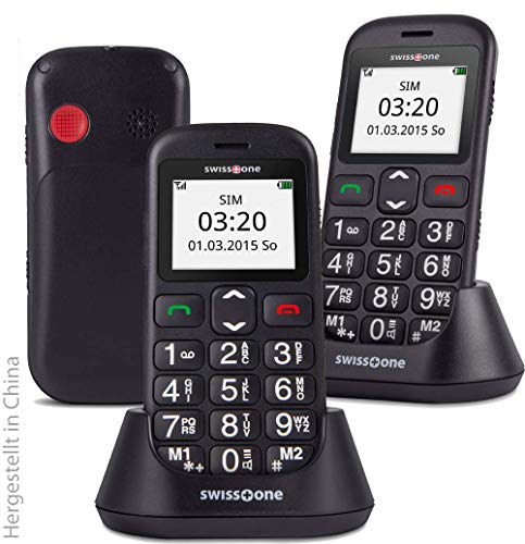 Seniorenhandy Swisstone BBM 320c mit großem Display und Notruffunktion
