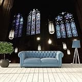 Papier Für Wohnzimmer Büro Badezimmer Benutzerdefinierte Jede Größe Wandbild Tapete 3D Kronleuchter Kirchengebäude Wanddekor Moderne Kunst Wandmalerei 3D Wand Fototapete Wandbi-453593052703