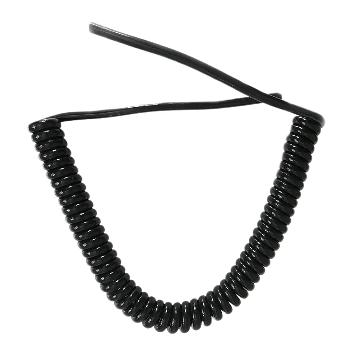 Ausziehbarer Draht, einziehbare Spule Spiralkabel, 6-adrig, 0,2 mm2, Spiral-Netzwerkkabel, Spiralfeder, Datenkabel, dehnbar, 1 Meter, 2 Meter, 3 Meter, ausziehbare Spiralschnur, einziehbare Spule(Stre