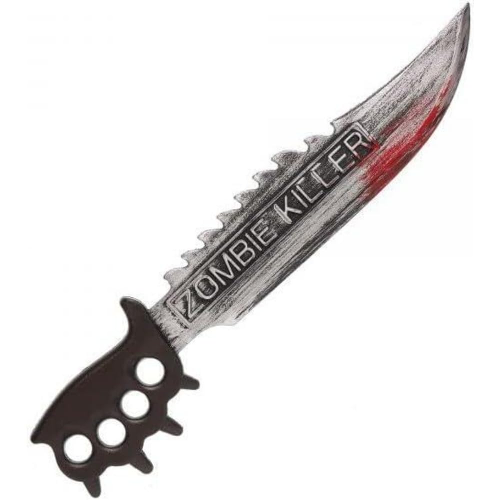 Zombie Killer' Black Slayer Knife Toy Weapon (Pack of 1) - Eye