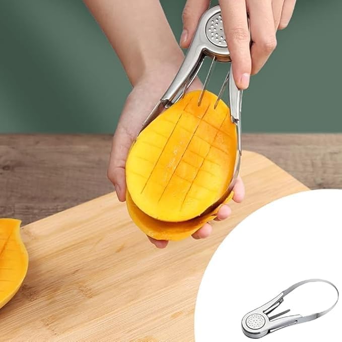 MIXEN Mango Cutters/Apple/Tomato/Steel Mango Peeler and Cutter St...