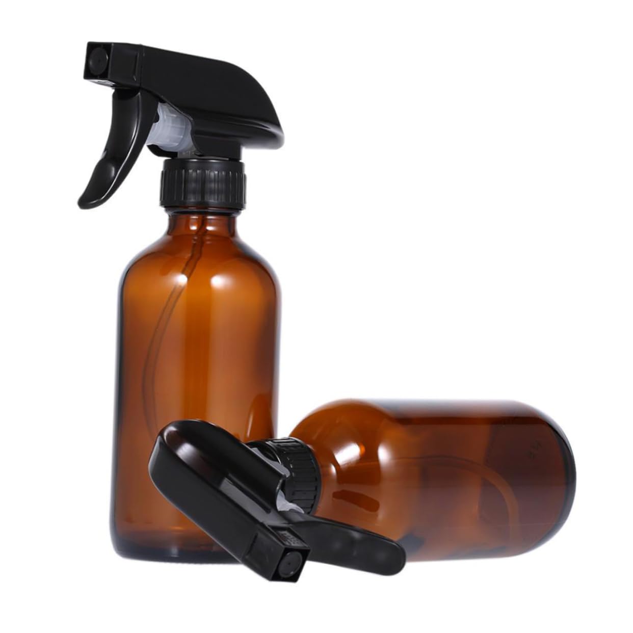 Handsprühflasche 2 Stück 500ml Braun Glas, Wiederverwendbar