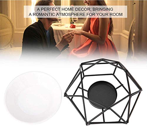 ANNIUP Aromatic Oil Burner,Geometric Ceramic Essential Oil Candle Holder Wax Melt Burner Warmer Melter fragrance Home Office Decoration for Home Office Bedroom Living Room Gifts-01 - Image 6
