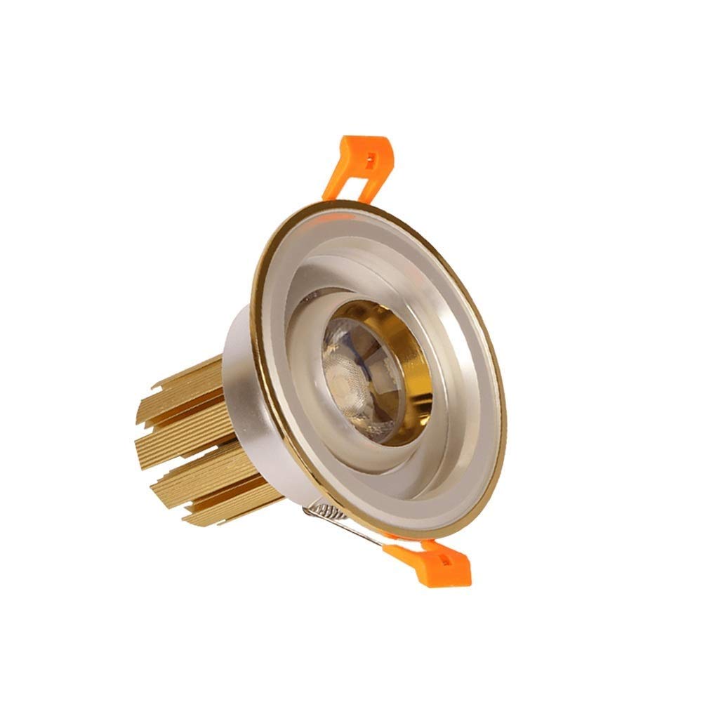Oświetlenie Sufitowe Wpuszczane Led, Okrągłe, Aluminiowe, 12W, 20W, 30W, Cob, Panelowe, Reflektory, Oświetlenie Wewnętrzne, Centrum Handlowe, Odzież, Dekoracja,(Ciepłe Światło 3000K-30W)