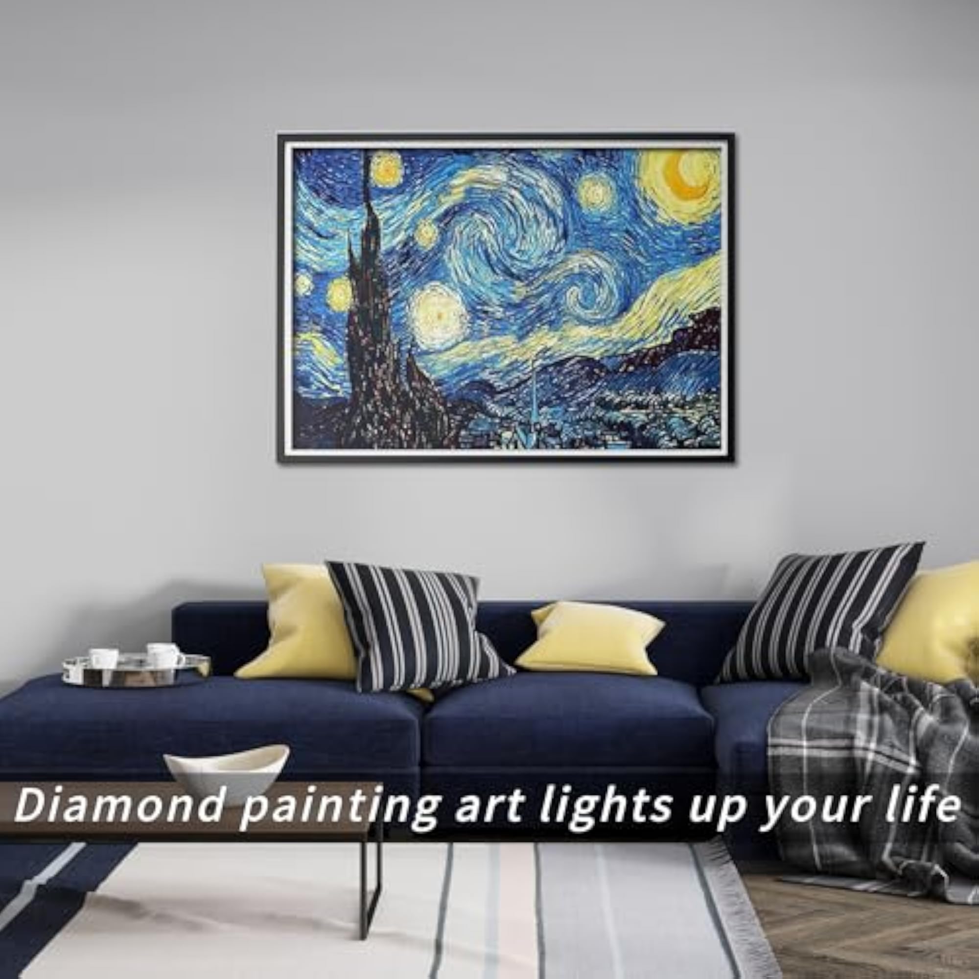 Starry Night Diamond Painting Kit, 30x40cm