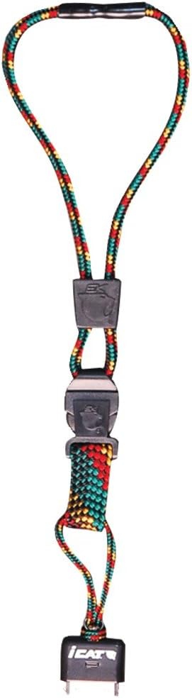 iCat 11017Cp-C66 Wrist It Wrist Lanyard with Detachable Buckle - Holder - Retail Packaging - Red/Black/Yellow/Green