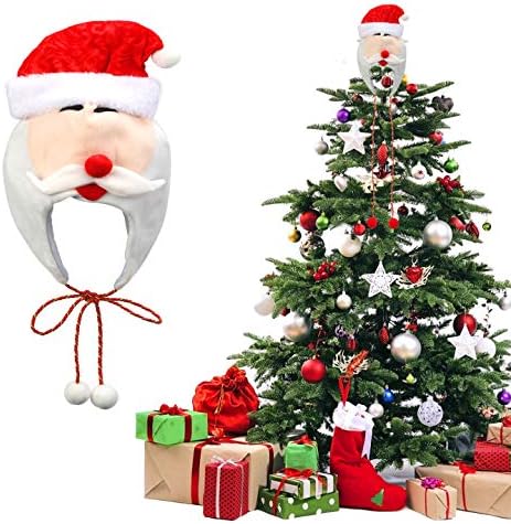 Santa hat christmas tree topper Clearance
