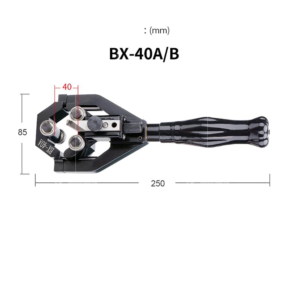 BX-40A/B Ręczne szczypce do ściągania izolacji, narzędzie do szybkiego ściągania izolacji, narzędzie wielofunkcyjne do ściągania izolacji Cutter do kabli 11 KV Dia 20-40 mm (BX-40A)