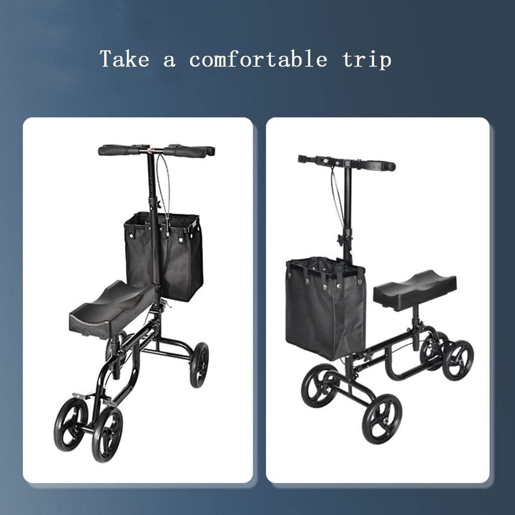 Backless Stool Round Stool PU Padded Chair Outside Foldable with Anti-Slip Foot Cover for Garden Kitchen Island (Color : White) (Black)