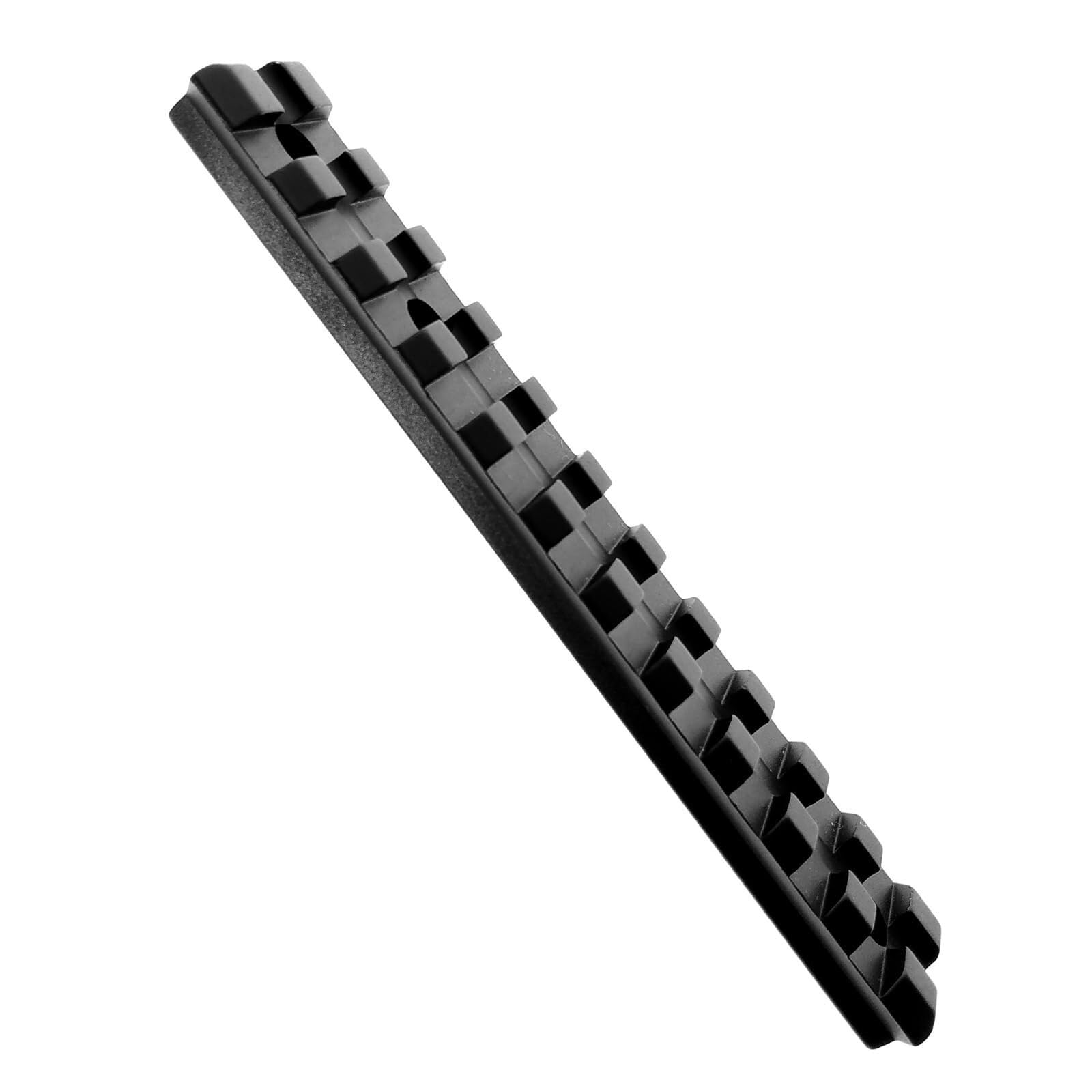 Profilo Basso Lega di Alluminio Picatinny Monte Ferroviaria per Supporti 10/22, 11 Slot Binario Tattico