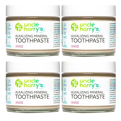 Uncle Harry's Natural Products Anise Toothpaste (4 Pack)