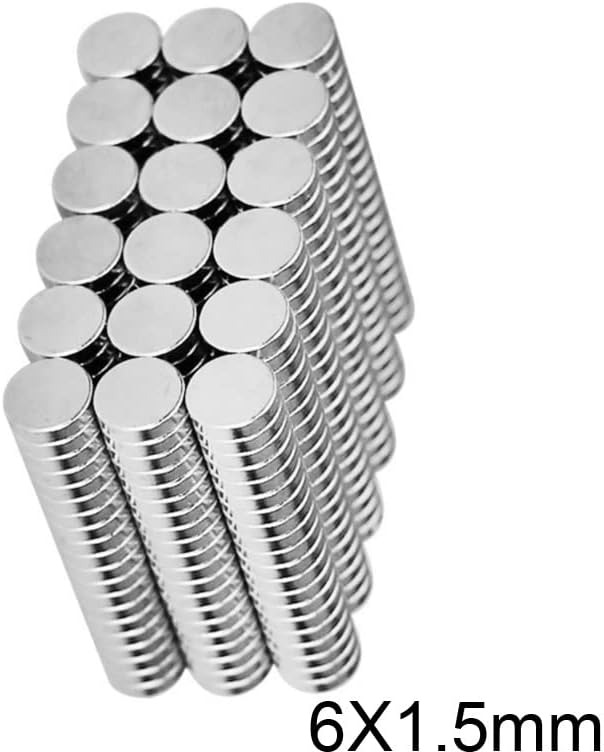 50/100/200/500/1000PCS 6x1.5 Magnetic 6mm x 1.5mm Permanent Neodymium 6x1.5mm Small Round 6 * 1.5 mm magnet(1000PCS)