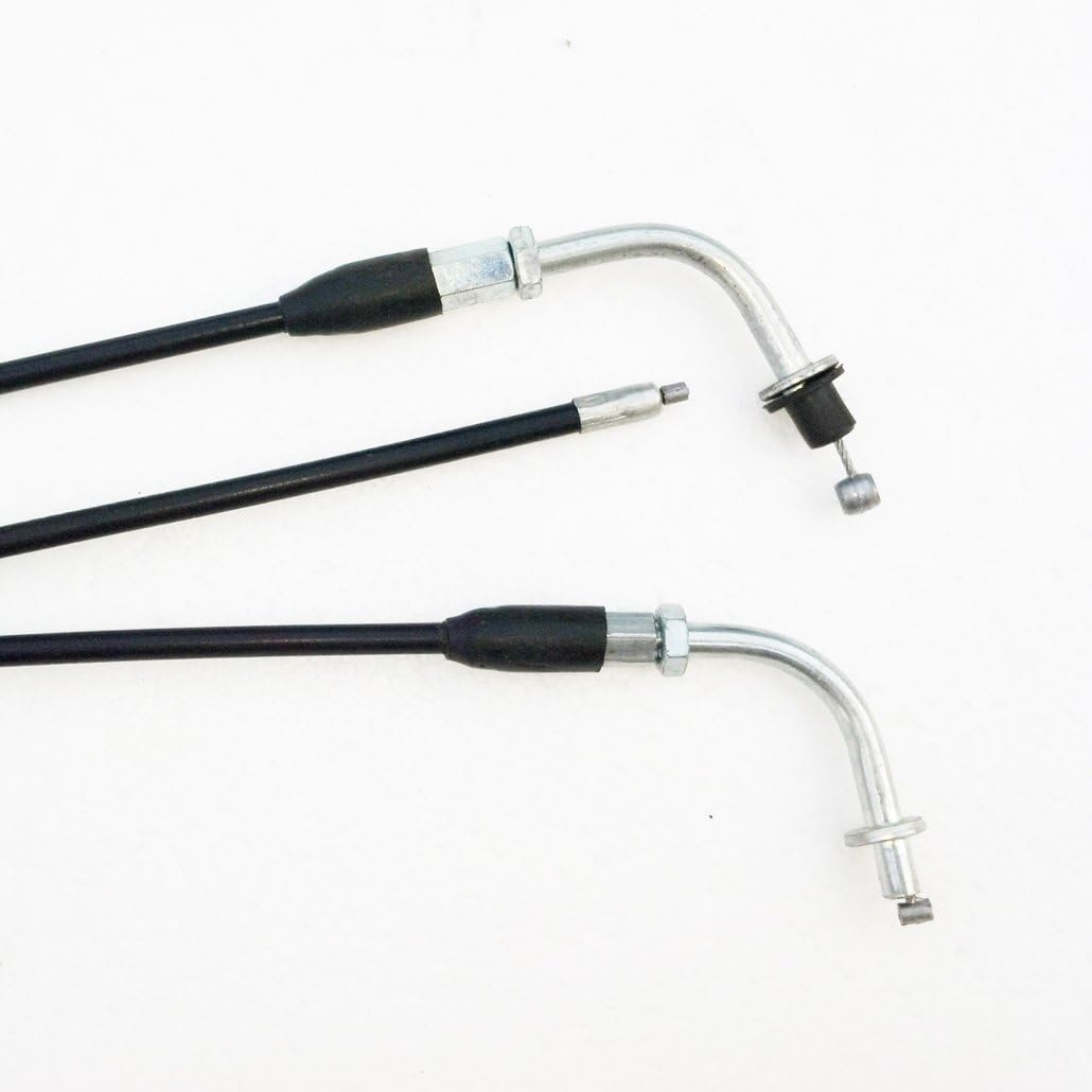 Throttle Cable + Choke Cable + Throttle Housing Switch + Right Handle Brake Lever Compatible for Yamaha PW80 Y-Zinger 1983-2006 2007 BW80 PY80 Peewee80 G80T Coyote 80 LC80PY JS80PY Bike