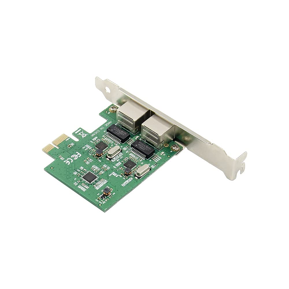 X-MEDIA XM-NA3820 Adaptateur réseau LAN Gigabit 10/100/1000 Mbps PCI Express (PCIe) avec support de profil bas inclus