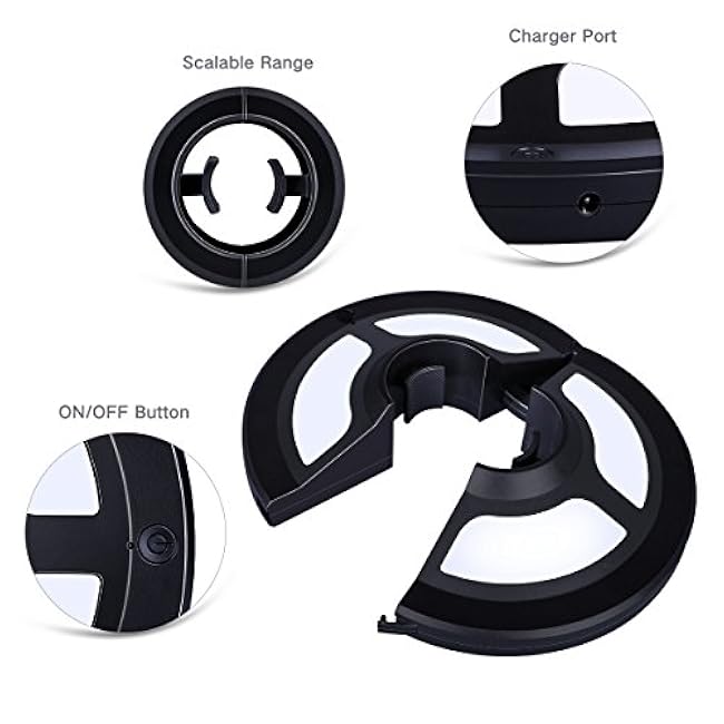 Rechargeable Umbrella Light Cordless-AA Battery Operated,Umbrella Pole Light for Patio Umbrellas,Camping Tents or Outdoor Use (Bright White, M-1.88inch)