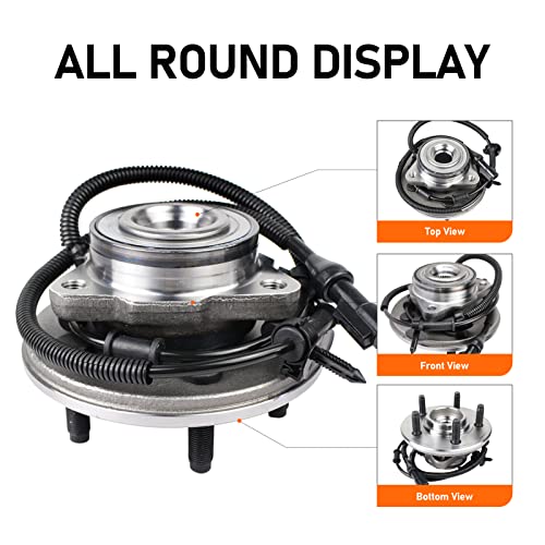 Macel 515050 Front Wheel Hub Bearing Assembly Compatible With 02-05 Ford Explorer, 03-05 Lincoln Aviator, 02-05 Mercury Mountaineer 5 Lugs W/Abs #TOP1