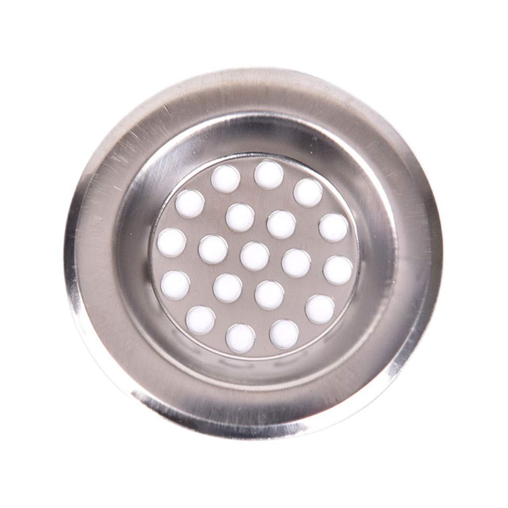Tapón de Acero Inoxidable para Fregadero de Cocina, Filtro de Goma para desagüe de baño, 60/75 mm