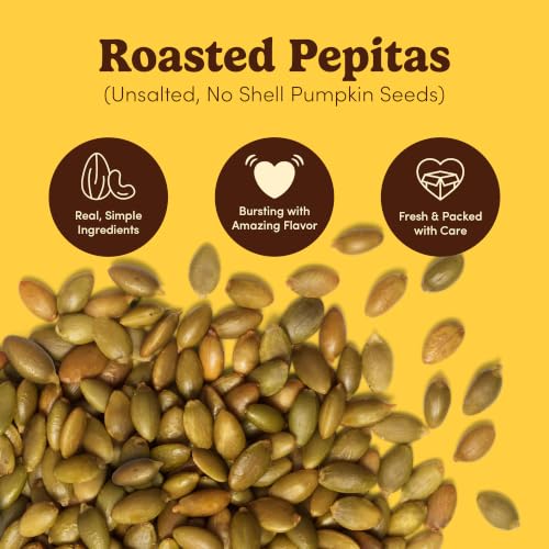 Image of Nuts com - Roasted Pepitas - 2 Lb Bag, Unsalted No Shell Pumpkin Seeds, Healthy Snack for Adults & Kids, Rich in Protein, Fiber & Calcium - Keto Friendly, Vegan, Gluten-Free & Kosher Pareve