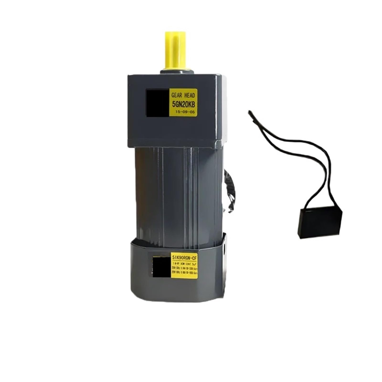 ANERTQUIH Motor 90W AC Gear Fixed Speed 110V 5IK90GN-AF Shaft Diameter 12mm Single Phase Asynchronous DC(9RPM)