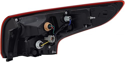 Miniatura 2 de Para Nissan Rogue SportQashqai Conjunto de luz trasera exterior 2017 2018 2019 lado del conductor  Reemplazo para NI2804117  26555-6MA0A